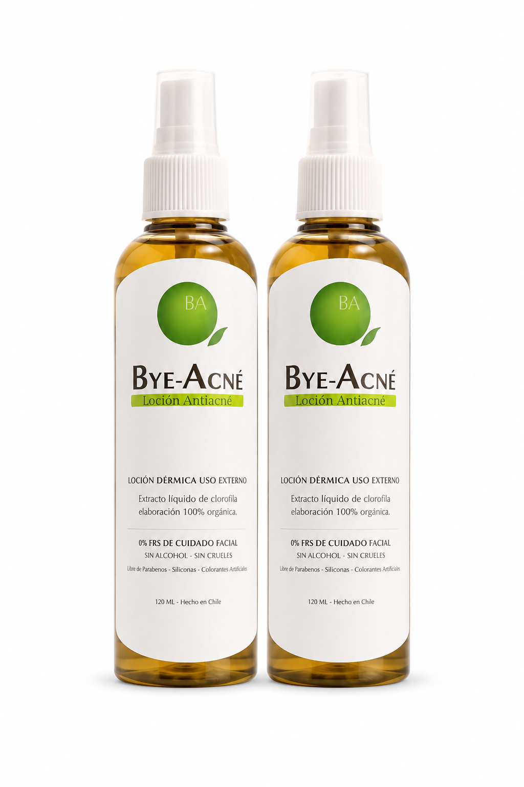 PACK Promoción 2 x Spray natural - BYE ACNÉ 100 ML