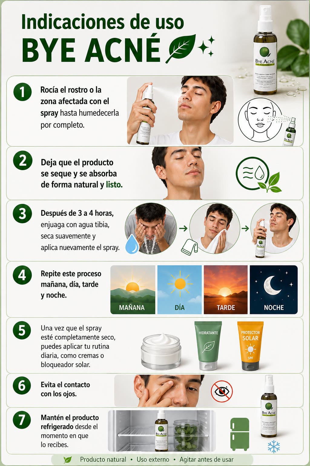 PACK Promoción 2 x Spray natural - BYE ACNÉ 100 ML